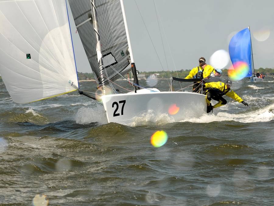 Sailboat Racing in Charleston Sailboat Racing in Charleston