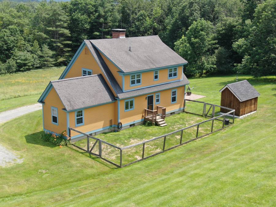 Vermont Farmhouse by Drone Vermont Farmhouse by Drone